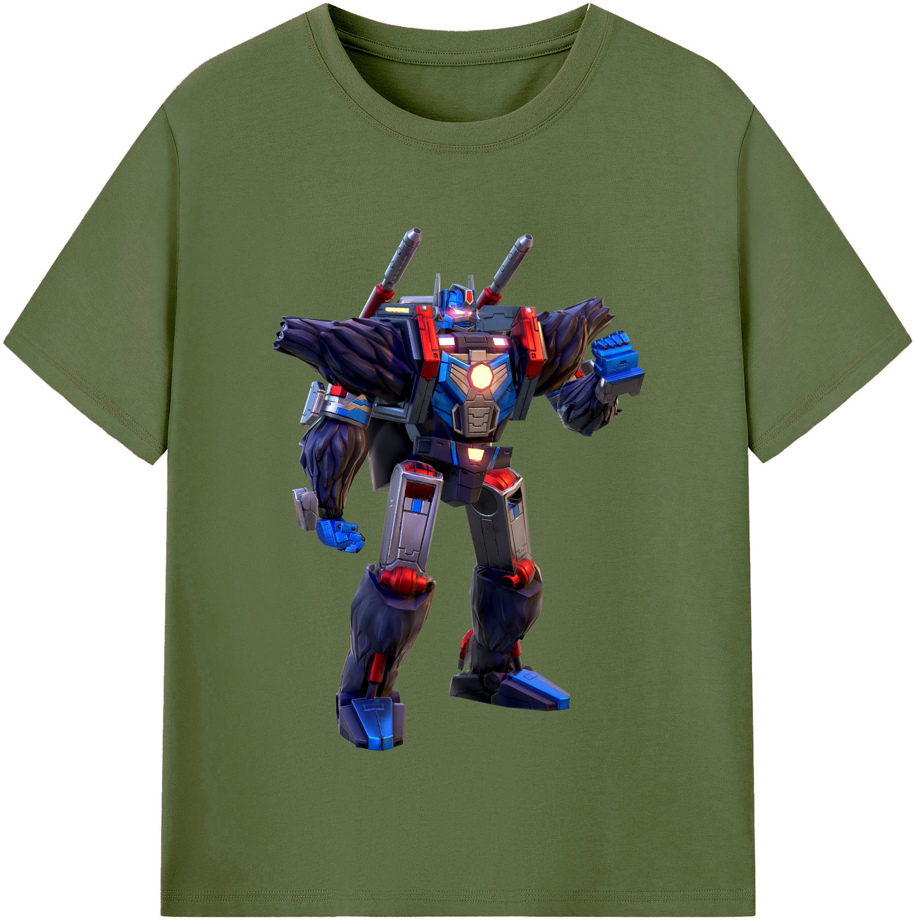 （画像用）  綿100％半袖Tシャツ（フロントプリント）